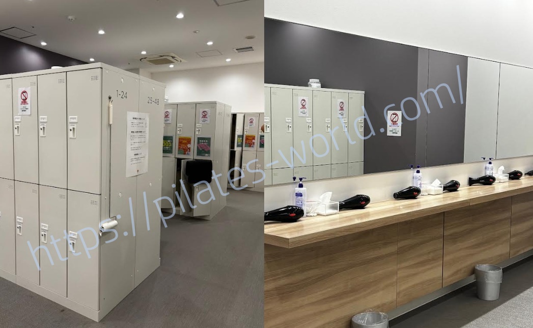 Rintosullシティタワー武蔵小杉店のロッカールーム